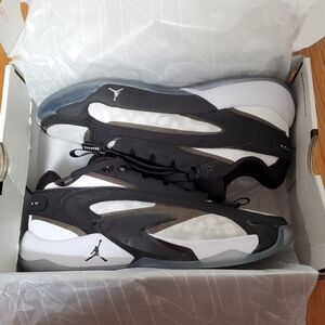 Jordan Luka 2 TB Men's Black/White Platinum Sneakers Size 7.5